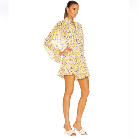 Alexis Rachael Mini Dress In Ivory Medallion Retail$396 NWOT Size Small - Picture 1 of 13